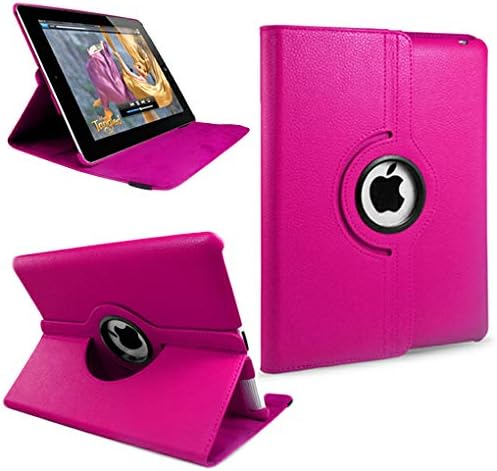 Általános Forró Sötét Rózsaszín Bőr Smart Forgó Esetben az iPad mini Pro 12.9 1st Gen 2015