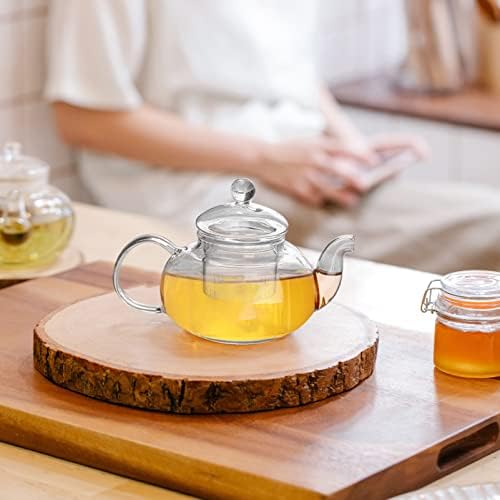 Luxshiny Leves, Kávé Szűrő Üveg Tea Szűrő, Csere Tea Infúzió Fedő Tea Szűrő, Üveg Teás Kanna Tartozékok