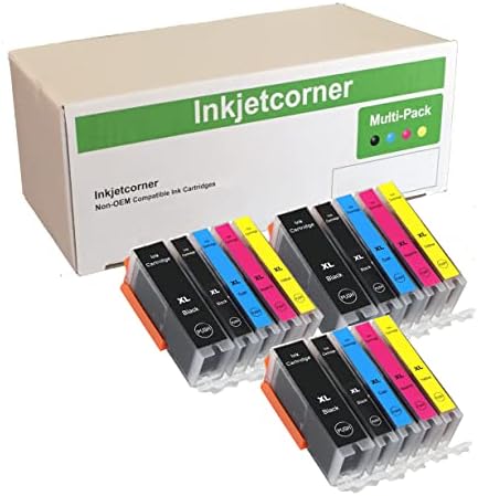 Inkjetcorner Kompatibilis tintapatronok Csere használja a Sorozat iX6820 MX920 MG5620 MG5622 MG6620 iP7220