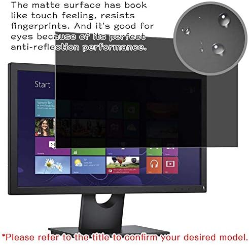 Synvy Adatvédelmi képernyővédő fólia, Kompatibilis Dell Monitor UP3218K 31.5 Anti Kém Film Védők [Nem