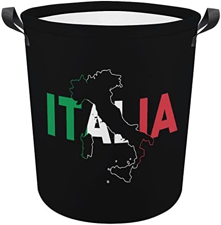 Italia Zászló Térkép Szennyes Kosár Összecsukható a Tárolás Bin Gátolják Zsák Ruhát Kosarak Haza Kollégium