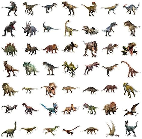 100 Db Dinoszaurusz Matricák a Gyerekek félnek Kedvez a Cartoon Art Dekor Aranyos Matricák, Víz, Üveg,Laptop,Telefon,Gördeszka