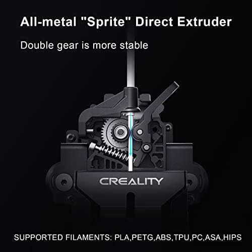 Creality Ender 5 S1 3D-s Nyomtató (Arany PEI Ágy Verzió), 250mm/s Sebességű FDM 3D-s Nyomtatók 300°C-ig