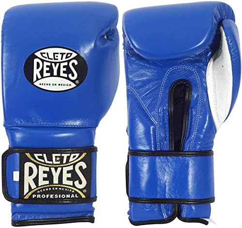 Cleto Reyes tépőzáras Bőr Képzés Boksz-Kesztyűket - 16 oz - Kék