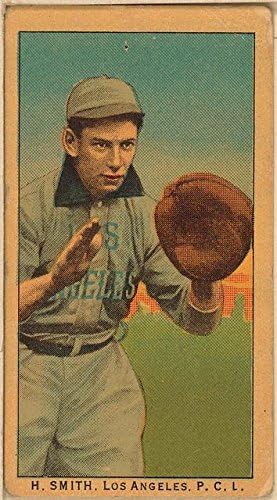 HistoricalFindings Fotó: H. Smith,A Los Angeles-I Csapat,A Baseball,A Csendes-Óceán Parti Liga,Sport,Egységes,1910