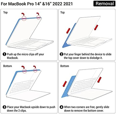 IBENZER Kompatibilis MacBook Pro 14 Hüvelyk Esetben 2023 2022 2021 M2 A2779 M1 A2442 Pro Max, kemény héjú