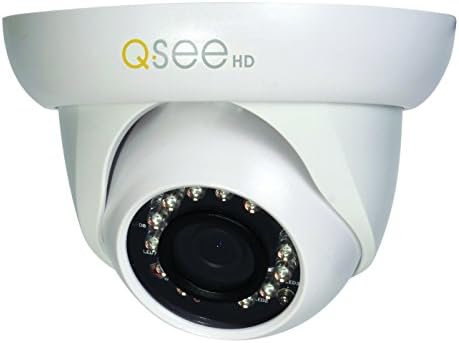 Q-Lásd QCA7202D-4 720p nagyfelbontású Analóg, Műanyag Ház, Dóm Biztonsági Kamera 4-Pack (Fehér)