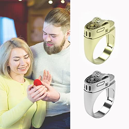 Nyugat-Gyűrűk Nők Kreatív, Személyre szabott Ékszert Méretű Gyűrű Ajándék Gyűrű Világosabb Gyűrű 610 Alakú