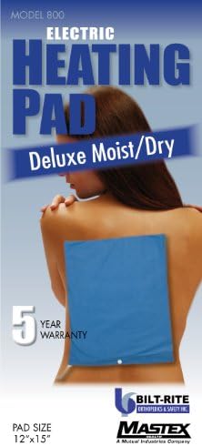 Bilt-Rite Mastex Egészségügyi Deluxe Nedves/Száraz Hő Pad, Kék