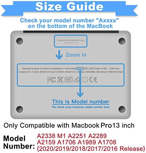 G JGOO Kompatibilis MacBook Pro 13 hüvelykes Esetben M2 2022 2021 2019 2020 M1 A2338 A2289 A2251 A2159