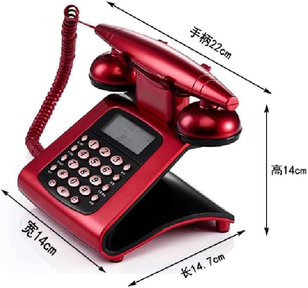MXIAOXIA Antik Vezetékes Vezetékes Telefon, Fix Retro Telefon Gombot, Tárcsázza a Klasszikus, Dekoratív