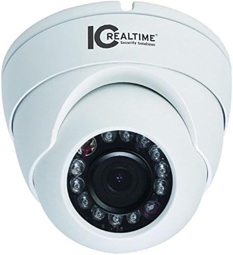 IC Realtime ICIP-D1300-IR, IP Beltéri/Kültéri Mini Orbitális IR Dome Kamera, 1/3 1.3 Megapixeles Aptina