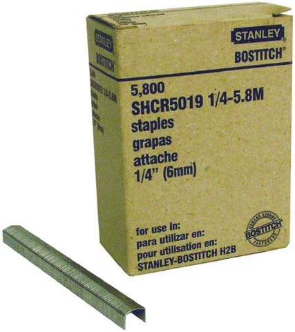 Bostitch legyen STCR50191/4-1M 1/4 Heavy Duty 7/16 PowerCrown Staples - 1000 / Csomag