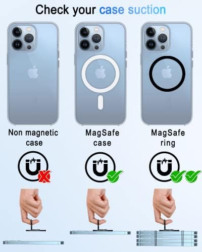 Mágneses alaplap Kompatibilis Magsafe iPhone 12 13 14 Pro/Max/Mini, Hordozható, Vezeték nélküli Töltés