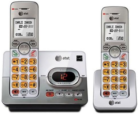Az AT&T EL52203 2 Készülék Vezeték nélküli Üzenetrögzítő a Hívófél-AZONOSÍTÓ/a Várakozó Hívás