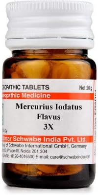 Willmar a Csomag India Merkúr Iodatus Flavus 3X (20g) Tiszta Növényi Orvosság