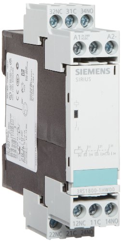 Siemens 3RS18 00-1HW00 Interfész Relé, Masszív, Ipari Burkolat, Csavaros Terminál, 22.5 mm Szélesség,