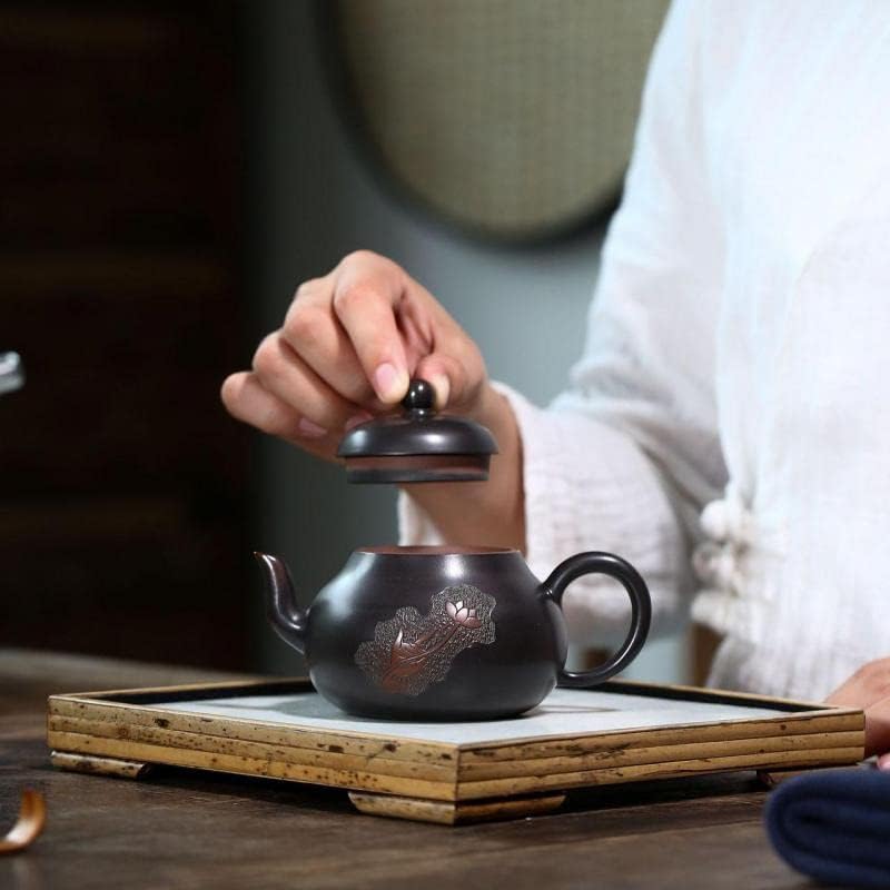 LIUZH Zisha Teáskanna Kézzel készített Pot Kung-fu Teaware Lila Agyag Drinkware a Puer Zöld, Fekete, Kínai