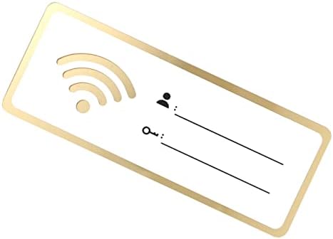BESPORTBLE 3pcs Wifi Jelszót, Fali Matrica Wifi Testület Wifi Jelszót, írja Alá a Szobájában Wifi Vezeték