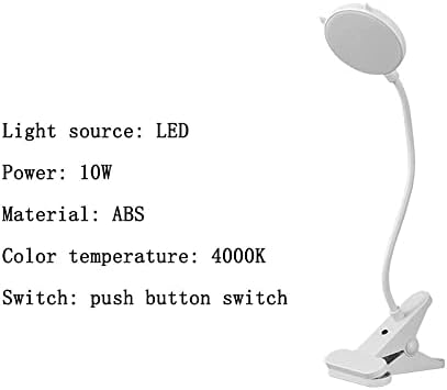 HTCAT asztali LED Lámpa, Íróasztal Lámpa, ABS Anyagból, 10W, Kapcsoló Gomb, a Szem Védelme Munka Lámpa,