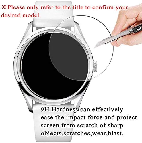 Synvy [3 Csomag] Edzett Üveg kijelző Védő fólia, Kompatibilis Anmino M4 Smartwatch Intelligens Karóra