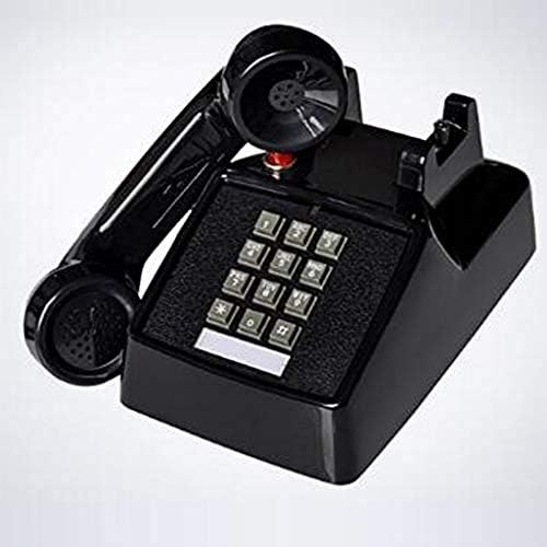 GELTDN Retro Rotary Telefon,Nyomja Gombot, Tárcsázza a Fekete Antik Telefon,Szálloda, Telefon Haza