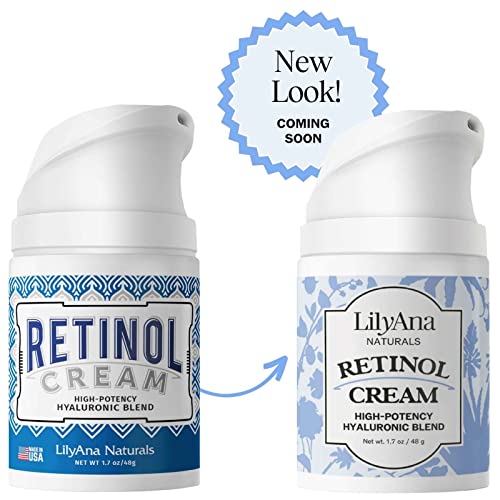 LilyAna Naturals Retinol Krém - Made in USA, Retinol Krém, Öregedés Elleni Krém, Retinol Hidratáló Arc,