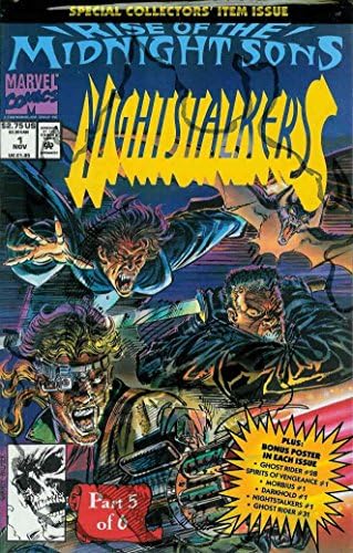 Nightstalkers 1CS VF/NM ; Marvel képregény | Emelkedik-a Éjfél Fiai 5