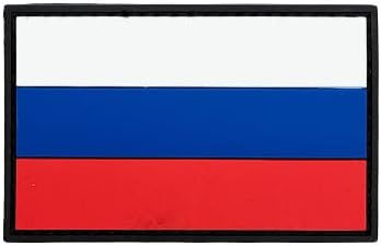 Oroszország Zászló PVC Katonai Taktikai Morál Javítás Jelvény Jelkép Applied Horog Foltok a Ruhát Hátizsák