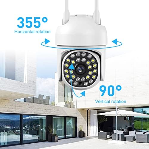 LebonYard Biztonsági Kamerák,2,4 GHz-es WiFi Kamera Otthon Biztonságát,1080P Kamerák 360° - Os Nézet,2