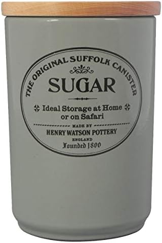 Henry Watson Légmentes Cukor Tartály Galamb Szürke, Made in England