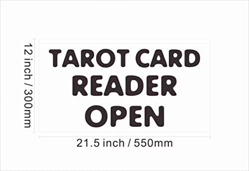 180087 Tarot Kártya Olvasó Lelki Nyitva kirakat Dekoráció Kijelző LED Neon Sign (21.5 X 12, Zöld)