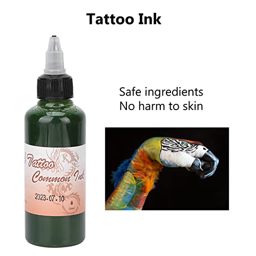 Tetoválás Body Art Tinta, Tetováló Festék sérülés Nélkül Gyorsan szárad a Halloween a Festészet Tanítása(zöld)